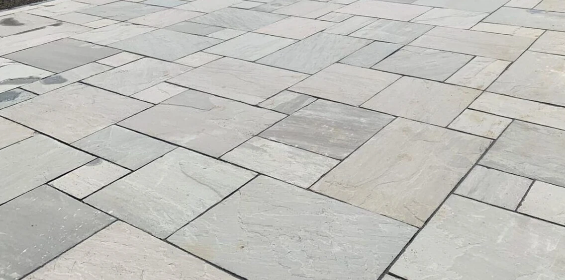 Kandla Grey Sandstone - facade, pathway, landscape