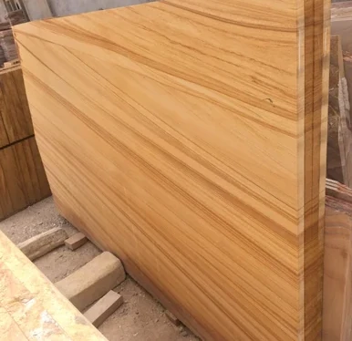 Teakwood pattern Sandstone for landscape, facade